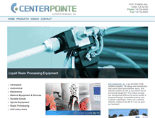 Tablet Screenshot of centerpointe-equipment.com